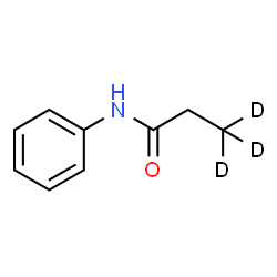 ChemSpider 2D Image | N-Phenyl(3,3,3-~2~H_3_)propanamide | C9H8D3NO