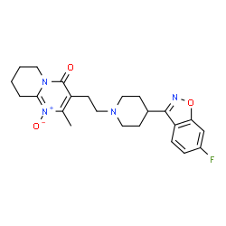 ChemSpider 2D Image | Risperidone Pyrimidinone N-Oxide | C23H27FN4O3