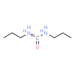 ChemSpider 2D Image | 1,3-Dipropyl(~13~C,~15~N_2_)urea | C613CH1615N2O