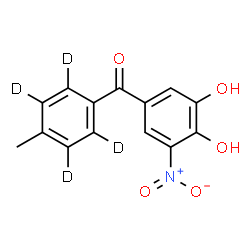 ChemSpider 2D Image | Tolcapone-d4 | C14H7D4NO5