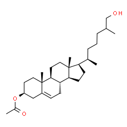 ChemSpider 2D Image | (3beta)-26-Hydroxycholest-5-en-3-yl acetate | C29H48O3