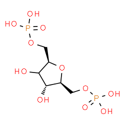 ChemSpider 2D Image | (4xi)-2,5-Anhydro-1,6-di-O-phosphono-D-ribo-hexitol | C6H14O11P2