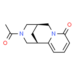 ChemSpider 2D Image | (9S)-11-Acetyl-7,11-diazatricyclo[7.3.1.0~2,7~]trideca-2,4-dien-6-one | C13H16N2O2