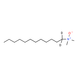 ChemSpider 2D Image | (1,1-~2~H_2_)Dodecyl(dimethyl)amine oxide | C14H29D2NO