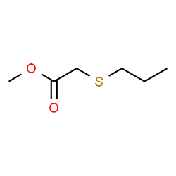 ChemSpider 2D Image | Methyl (propylthio)acetate | C6H12O2S