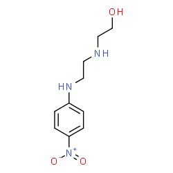 ChemSpider 2D Image | 2-([2-(4-Nitroanilino)ethyl]amino)ethanol | C10H15N3O3
