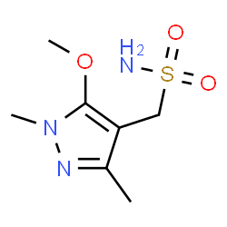 ChemSpider 2D Image | 1-(5-Methoxy-1,3-dimethyl-1H-pyrazol-4-yl)methanesulfonamide | C7H13N3O3S