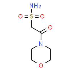 ChemSpider 2D Image | 2-(4-Morpholinyl)-2-oxoethanesulfonamide | C6H12N2O4S