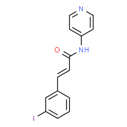 ChemSpider 2D Image | (2E)-3-(3-Iodophenyl)-N-(4-pyridinyl)acrylamide | C14H11IN2O