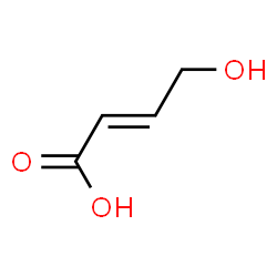 ChemSpider 2D Image | 4-Hydroxy-but-2-enoic acid | C4H6O3