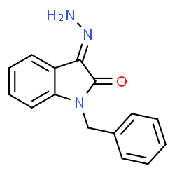 ChemSpider 2D Image | (3E)-1-Benzyl-3-hydrazono-1,3-dihydro-2H-indol-2-one | C15H13N3O