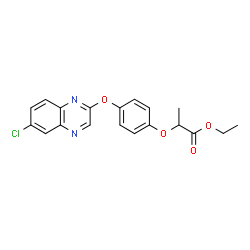 ChemSpider 2D Image | QUIZALOFOP-ETHYL | C19H17ClN2O4