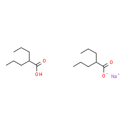 ChemSpider 2D Image | Divalproex sodium | C16H31NaO4
