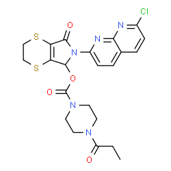 ChemSpider 2D Image | J4AM5D708G | C22H22ClN5O4S2