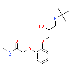 ChemSpider 2D Image | Cetamolol | C16H26N2O4