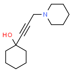 ChemSpider 2D Image | 1-[3-(1-Piperidinyl)-1-propynyl]cyclohexanol | C14H23NO