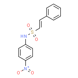 ChemSpider 2D Image | (E)-N-(4-Nitrophenyl)-2-phenylethenesulfonamide | C14H12N2O4S