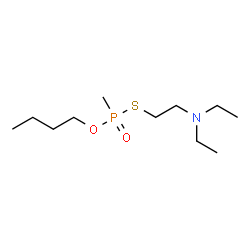 ChemSpider 2D Image | O-Butyl S-[2-(diethylamino)ethyl] methylphosphonothioate | C11H26NO2PS