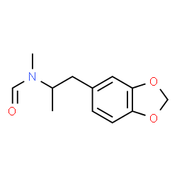 ChemSpider 2D Image | N-[1-(1,3-Benzodioxol-5-yl)-2-propanyl]-N-methylformamide | C12H15NO3