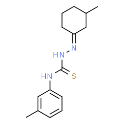 ChemSpider 2D Image | (2E)-2-(3-Methylcyclohexylidene)-N-(3-methylphenyl)hydrazinecarbothioamide | C15H21N3S