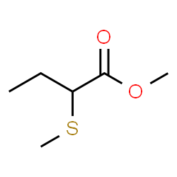 ChemSpider 2D Image | Methyl 2-(methylthio)butyrate | C6H12O2S