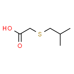 ChemSpider 2D Image | (Isobutylsulfanyl)acetic acid | C6H12O2S