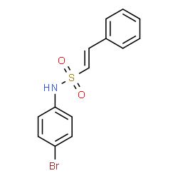 ChemSpider 2D Image | (E)-N-(4-Bromophenyl)-2-phenylethenesulfonamide | C14H12BrNO2S