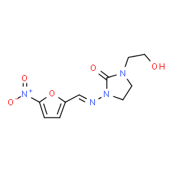 ChemSpider 2D Image | Nifurdazil | C10H12N4O5
