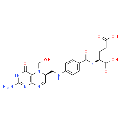 ChemSpider 2D Image | 5-hydroxymethyl-5,6-dihydrofolic acid | C20H23N7O7