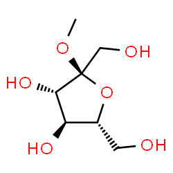 ChemSpider 2D Image | Methyl alpha-D-fructofuranoside | C7H14O6