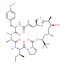 ChemSpider 2D Image | Apratoxin A | C45H69N5O8S