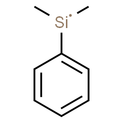 ChemSpider 2D Image | Dimethyl(phenyl)silyl | C8H11Si