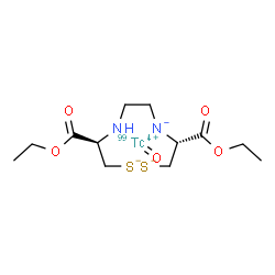 ChemSpider 2D Image | Technetium tc 99m bicisate [USAN:BAN:INN] | C12H21N2O5S299Tc