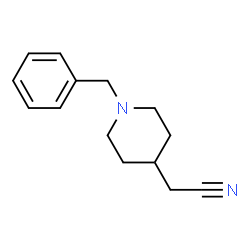 ChemSpider 2D Image | 1-Benzyl-4-piperidineacetonitrile | C14H18N2