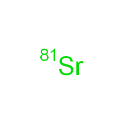 ChemSpider 2D Image | (~81~Sr)Strontium | 81Sr