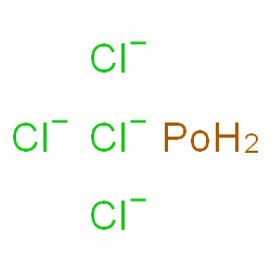 ChemSpider 2D Image | polonium tetrachloride | Cl4Po