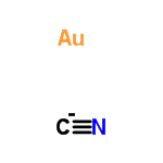InChI=1/CN.Au/c1-2;/q-1;
