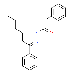 ChemSpider 2D Image | (2E)-N-Phenyl-2-(1-phenylhexylidene)hydrazinecarboxamide | C19H23N3O