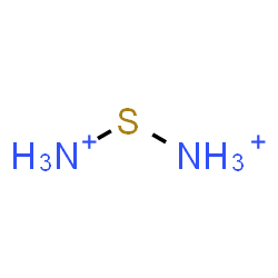 ChemSpider 2D Image | Diazathiane-1,3-diium | H6N2S