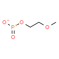 ChemSpider 2D Image | (2-Methoxyethoxy)(oxo)phosphoniumolate | C3H7O4P