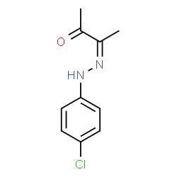 ChemSpider 2D Image | (3Z)-3-[(4-Chlorophenyl)hydrazono]-2-butanone | C10H11ClN2O