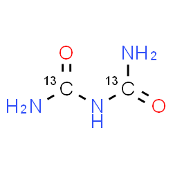 ChemSpider 2D Image | BIURET-13C2 | 13C2H5N3O2