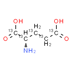 ChemSpider 2D Image | Glu-13C5 | 13C5H9NO4