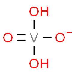 ChemSpider 2D Image | Dihydroxy(oxido)oxovanadium | H2O4V