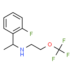 ChemSpider 2D Image | 1-(2-Fluorophenyl)-N-[2-(trifluoromethoxy)ethyl]ethanamine | C11H13F4NO