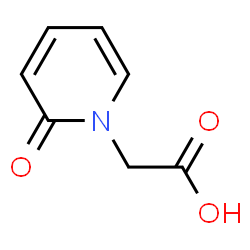 ChemSpider 2D Image | (2-Oxo-1(2H)-pyridinyl)acetic acid | C7H7NO3