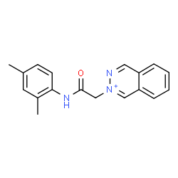 ChemSpider 2D Image | 2-{2-[(2,4-Dimethylphenyl)amino]-2-oxoethyl}phthalazin-2-ium | C18H18N3O