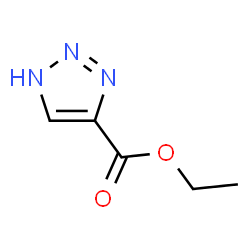 ChemSpider 2D Image | Ethyl 1H-1,2,3-triazole-4-carboxylate | C5H7N3O2