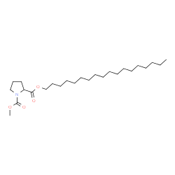 ChemSpider 2D Image | 1-Methyl 2-octadecyl 1,2-pyrrolidinedicarboxylate | C25H47NO4