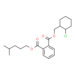 ChemSpider 2D Image | (2-Chlorocyclohexyl)methyl 4-methylpentyl phthalate | C21H29ClO4